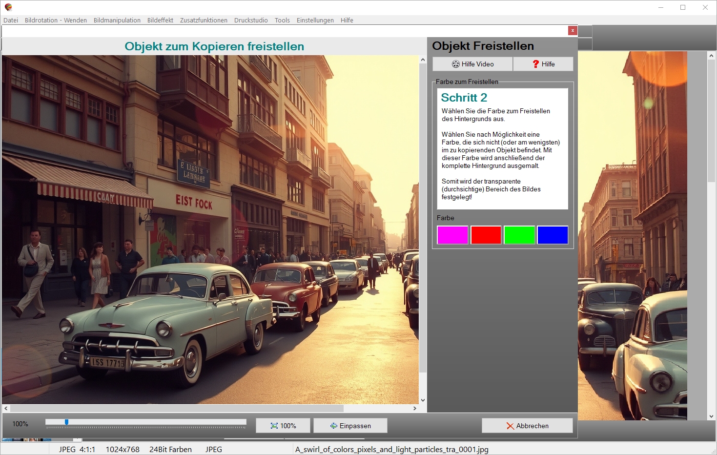 PhotoWorks Bildbearbeitungsprogramm